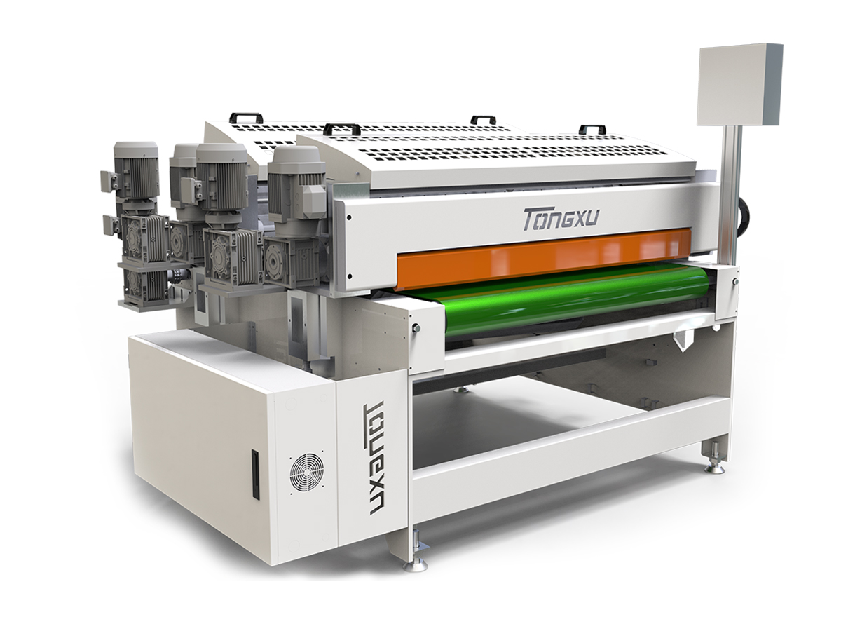 Máquina de imprimación de doble rodillo