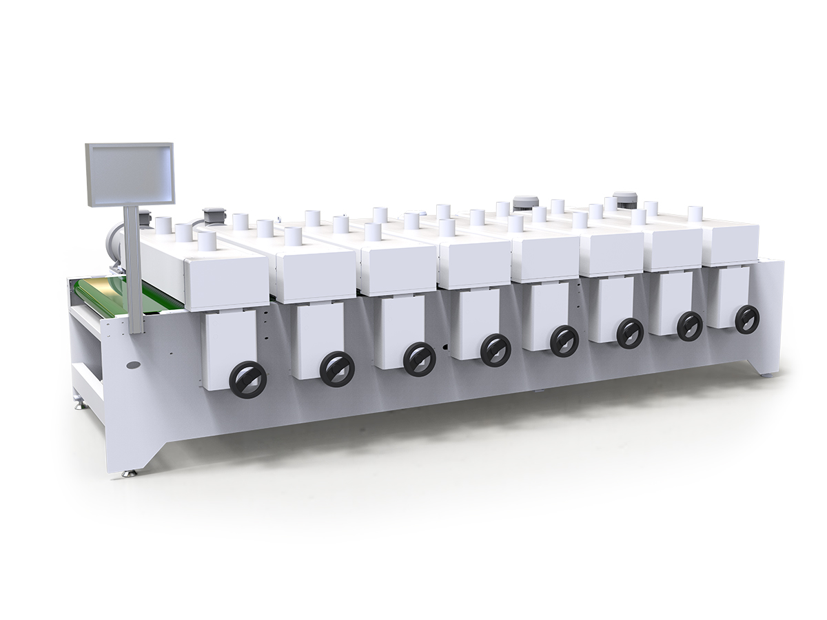 Máquina trefiladora de ocho ejes