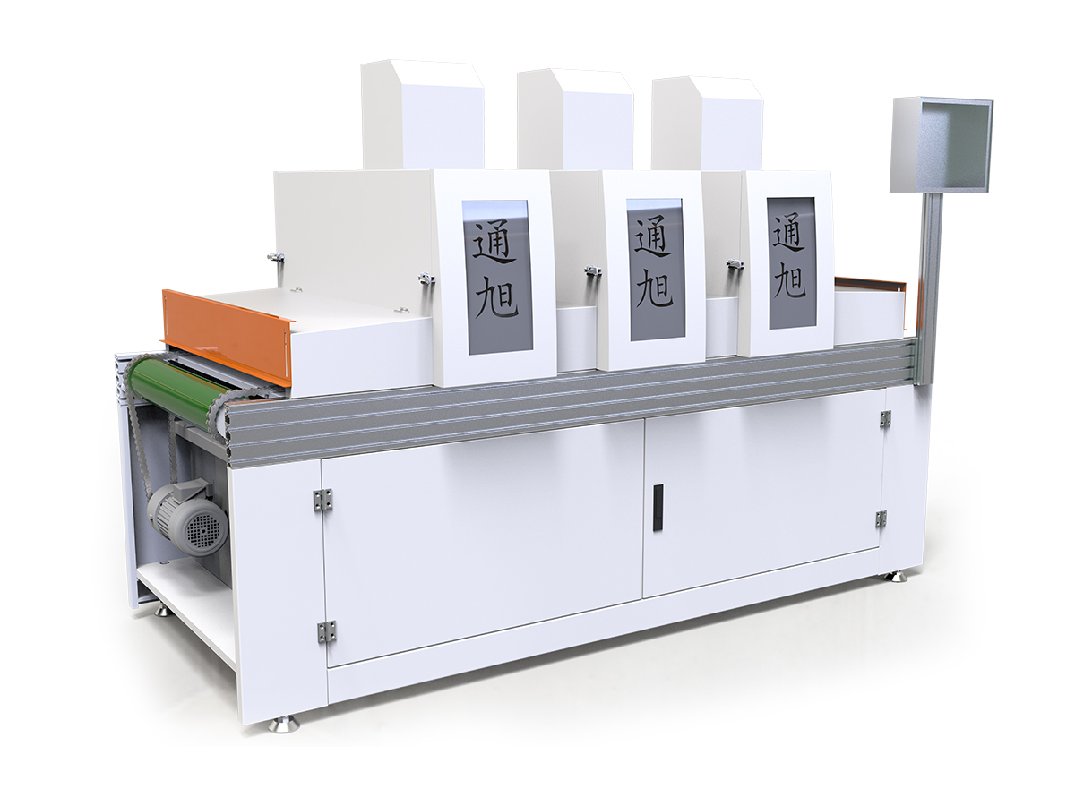Máquina de curado UV de tres lámparas